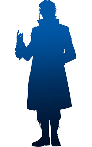 画像ギャラリー No.005のサムネイル画像 / 「那由多の軌跡」最新情報。「残され島」の博物館と深い関わりを持つキャラクター3人のシルエットが公開に