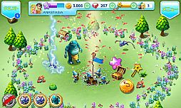 画像ギャラリー No.011のサムネイル画像 / Android版「Fantasy Town」がアップデート。ムシムシ退治ミニゲームが登場