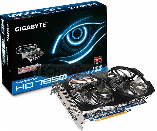 画像ギャラリー No.001のサムネイル画像 / OC仕様で独自クーラー搭載のGIGA-BYTE製HD 7870&HD 7850カード