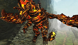 画像集#001のサムネイル/「Dragon's Prophet」,ゲーム内ショップに炎の精霊の力を宿したドラゴンが登場