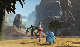 画像ギャラリー No.002のサムネイル画像 / 「Dragon's Prophet」アニメ「普通の女子校生が【ろこどる】やってみた。」コラボ第2弾で,ゆるキャラ「魚心くん」が登場