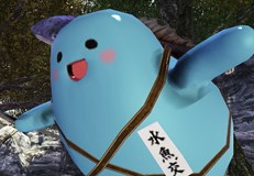 画像ギャラリー No.003のサムネイル画像 / 「Dragon's Prophet」アニメ「普通の女子校生が【ろこどる】やってみた。」コラボ第2弾で,ゆるキャラ「魚心くん」が登場