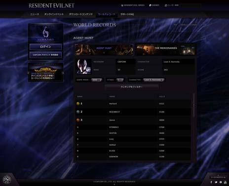 ꡼ No.015Υͥ / ֥Хϥ6פϢư̵WebӥRESIDENT EVIL.NETפγפҲ𤹤ȥ쥤顼