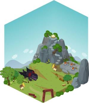 画像ギャラリー No.004のサムネイル画像 / 「アメーバピグ」に「モンスターハンター4」エリアがオープン。アイテムも登場