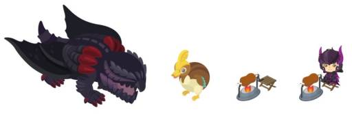 画像ギャラリー No.006のサムネイル画像 / 「アメーバピグ」に「モンスターハンター4」エリアがオープン。アイテムも登場