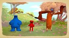 画像ギャラリー No.013のサムネイル画像 / Kinect専用ADV「セサミストリート: ワンス・アポン・ア・モンスター」が4月19日に発売。体を使ってエルモ達と絵本の中の不思議な世界を冒険