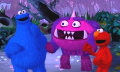 画像ギャラリー No.022のサムネイル画像 / 坂田しおりさん&福見真紀さんと,本日発売の「セサミストリート:ワンス・アポン・ア・モンスター」で対決。プレイの模様を直撮りムービーでお届け