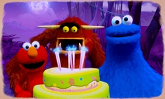 画像ギャラリー No.023のサムネイル画像 / 坂田しおりさん&福見真紀さんと,本日発売の「セサミストリート:ワンス・アポン・ア・モンスター」で対決。プレイの模様を直撮りムービーでお届け