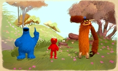 画像ギャラリー No.025のサムネイル画像 / 坂田しおりさん&福見真紀さんと,本日発売の「セサミストリート:ワンス・アポン・ア・モンスター」で対決。プレイの模様を直撮りムービーでお届け