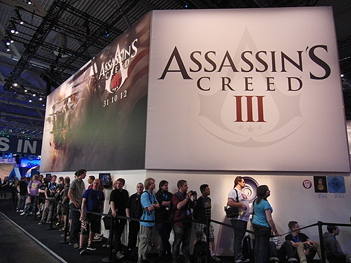 画像集#002のサムネイル/［Gamescom］Connerが海戦用コスチュームで大活躍。「Assassin's Creed III」のカリブ海を舞台としたシングルプレイキャンペーンを試してきた
