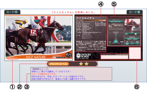 画像ギャラリー No.001のサムネイル画像 / GI「未勝利馬」で頂点を目指せ! 競走馬リアルカード連動型ゲーム 「オーナーズホース」で,6月30日に4Gamer Cup開催