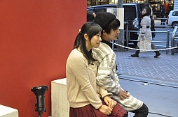 画像ギャラリー No.006のサムネイル画像 / 「FF X/X-2 HD Remaster」の“史上最もせつない”フォトイベントをレポート。クリスマス・イヴの渋谷に恋人たちが集う