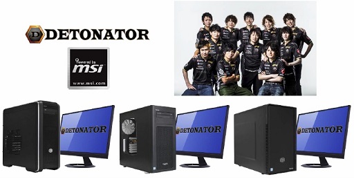 画像ギャラリー No.001のサムネイル画像 / サイコムがDeToNatorの正式スポンサーに決定。コラボPCの販売も始まる