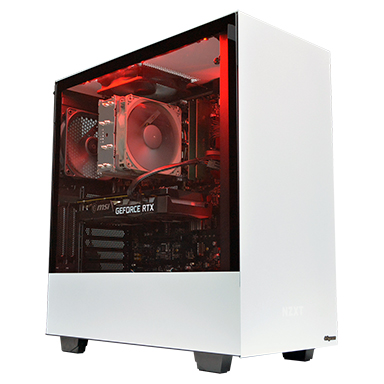 画像ギャラリー No.001のサムネイル画像 / サイコム,NZXT製ケース採用のゲームPCにB550マザー搭載モデルを追加