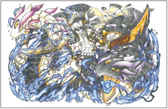 画像集no 005 第1回 パズドラ塗り絵コンテスト の結果発表 ガンホー賞はゲーム内に実装