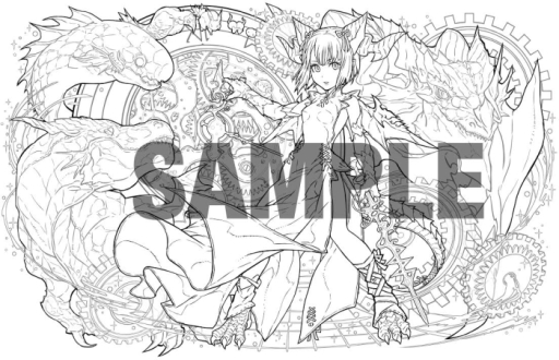 パズル ドラゴンズ 第2回塗り絵コンテストの締切り迫る 5月16日まで