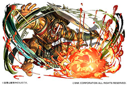 画像ギャラリー No.012のサムネイル画像 / 「パズドラ」,剣戟対戦格闘ゲーム「サムスピ」との初コラボが10月14日にスタート。覇王丸やナコルルら登場キャラのイラストも掲載