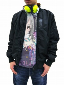 画像ギャラリー No.004のサムネイル画像 / 「アイマス シンデレラガールズ」，衣装“マイファーストスター!!”を着た蘭子と杏のTシャツが4月に発売