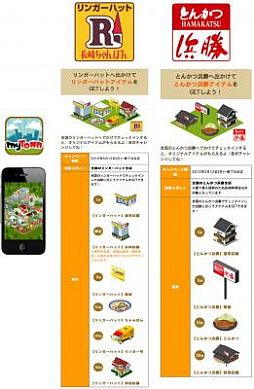 ���������꡼ No.001�Υ���ͥ������ / ���־���Ϣư�������MyTown�פˡ֥�󥬡��ϥåȡס֤Ȥ󤫤��;��פ��о�