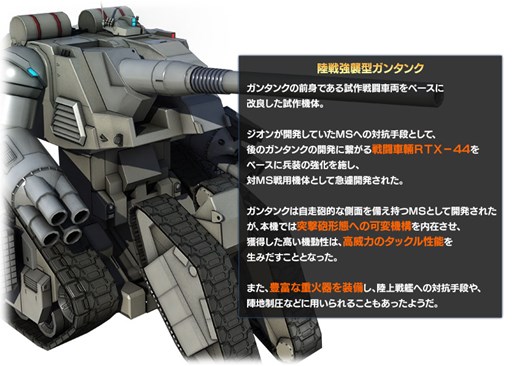 画像ギャラリー No.002のサムネイル画像 / 「機動戦士ガンダム バトルオペレーション」陸戦強襲型ガンタンクの設計図が入手可能なイベントを開催