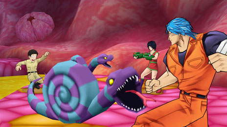 画像ギャラリー No.001のサムネイル画像 / 「トリコ グルメサバイバル!2」,超巨大猛獣バトルクリア後に発生する「体内探索」の概要を公開。「合体必殺技」やサポートキャラクターの情報も明らかに