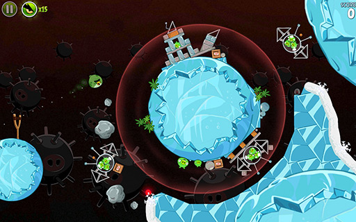 画像ギャラリー No.008のサムネイル画像 / 【PR】「Androidアプリレビュー」第2回:あの「Angry Birds」が宇宙へ! 「Angry Birds Space」は,これまでとひと味違う“重力”に注目のタイトルだ