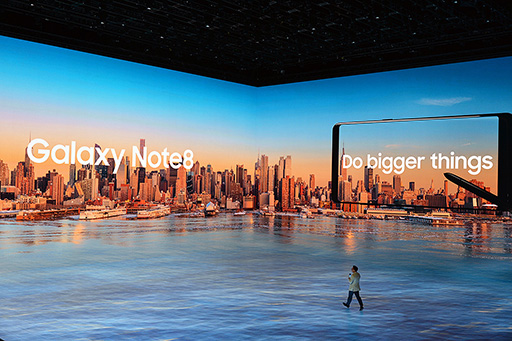 ���������꡼ No.003�Υ���ͥ������ / �ե���ؤδ��դ���Ϥޤꡤ������Ф���ͥ�����򥢥ԡ��뤷��Samsung��Galaxy Note8��ȯɽ���٥�ȥ�ݡ���