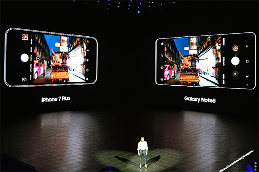 ���������꡼ No.017�Υ���ͥ������ / �ե���ؤδ��դ���Ϥޤꡤ������Ф���ͥ�����򥢥ԡ��뤷��Samsung��Galaxy Note8��ȯɽ���٥�ȥ�ݡ���