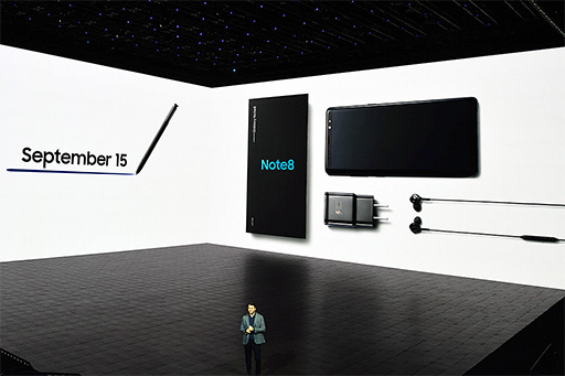 ���������꡼ No.031�Υ���ͥ������ / �ե���ؤδ��դ���Ϥޤꡤ������Ф���ͥ�����򥢥ԡ��뤷��Samsung��Galaxy Note8��ȯɽ���٥�ȥ�ݡ���