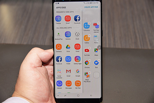 画像ギャラリー No.025のサムネイル画像 / Samsung渾身の新スマートフォン「Galaxy Note8」の実機をチェック。持ちやすさは良好だがゲームでは大きすぎることも