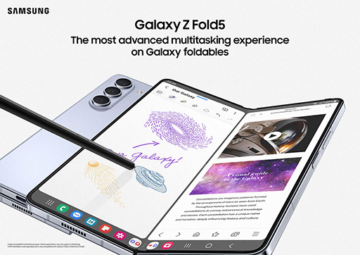 折りたたみ式スマートフォン「Galaxy Z Fold5」が発表に。性能が