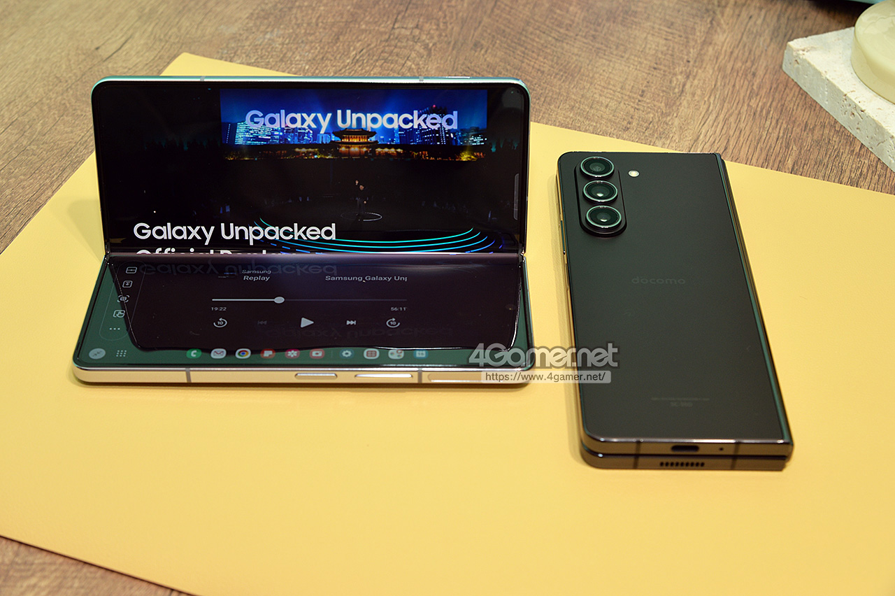 折りたたみ式スマホ「Galaxy Z Fold5」「Galaxy Z Flip5」が国内発表