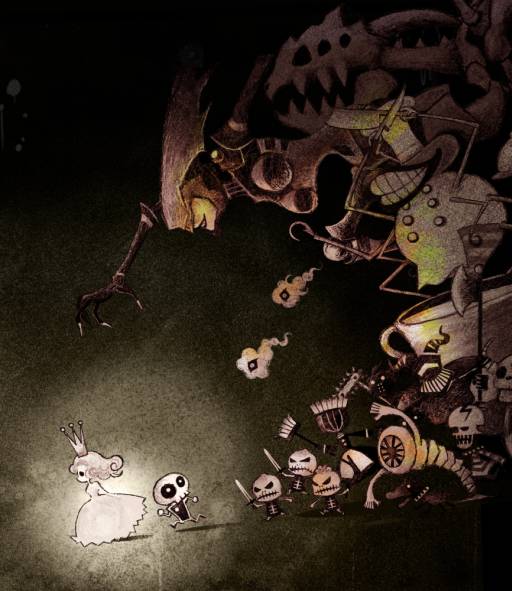 画像ギャラリー No.002のサムネイル画像 / 「Dokuro」体験版10万ダウンロード突破記念のオリジナル壁紙を配布