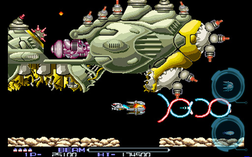画像ギャラリー No.010のサムネイル画像 / 【PR】「Androidアプリレビュー」第4回:横スクロールSTGの名作「R-TYPE」。あの当時の迫力がそのままAndroidで楽しめる!