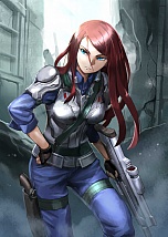 画像ギャラリー No.002のサムネイル画像 / 「ガン・ブラッド・デイズ」のストーリーや,イラストレーターkyo氏の描いたキャラクターを公開