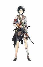 画像ギャラリー No.004のサムネイル画像 / 「ガン・ブラッド・デイズ」のストーリーや,イラストレーターkyo氏の描いたキャラクターを公開