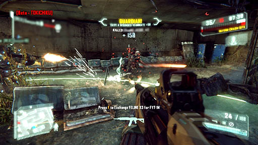 画像ギャラリー No.009のサムネイル画像 / 「クライシス 3」,マルチプレイの模様を動画で紹介。最も手強いのはエイリアンか,それとも世界中のプレイヤーか