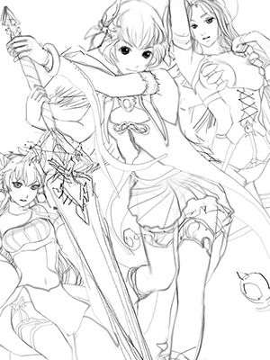 画像ギャラリー No.002のサムネイル画像 / 「煉獄のクルセイド」,寿志郎氏が描き下ろしたグッズ購入特典カードが公開