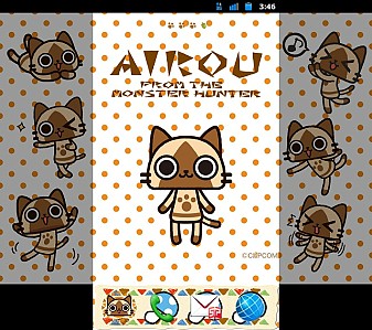 マチキャラやデコメなど アイルーのスマホ向けデジタルコンテンツが配信に