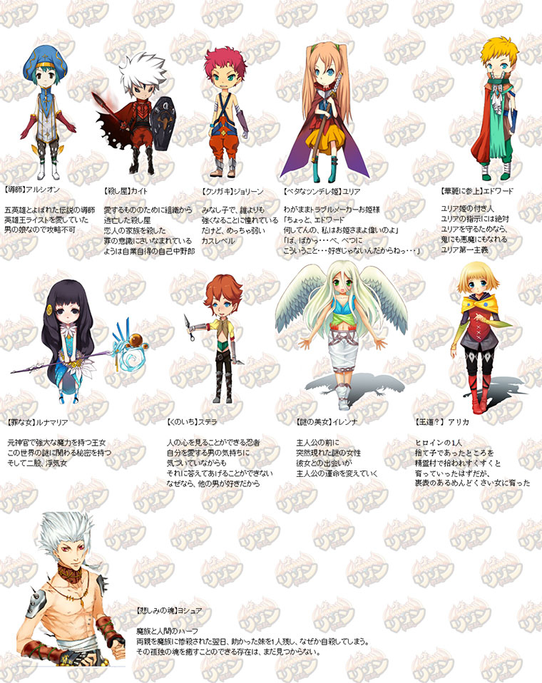 画像集 003 かんたんrpg こと リゾン戦記 のサービスは8月末開始 ストーリーや
