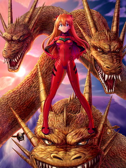 画像ギャラリー No.004のサムネイル画像 / 「聖戦ケルベロス」で「ゴジラ対エヴァンゲリオン」コラボイベントが開催