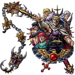 画像ギャラリー No.003のサムネイル画像 / サウザー人面魚が出没。「釣り★スタ」が「北斗の拳 イチゴ味」とコラボ