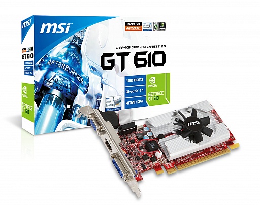 画像ギャラリー No.001のサムネイル画像 / すべてLow Profileに対応するGT 610・620・630カードがMSIから登場