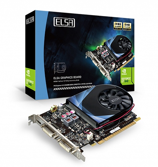 画像ギャラリー No.001のサムネイル画像 / 1スロット仕様で静音というクーラーを搭載したGT 640カードがELSAから