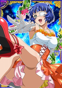 一騎当千 バーストファイト レアリティーに応じてセクシーパネルがめくれる新ガチャ登場