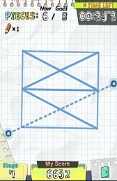 画像集#006のサムネイル/操作は簡単,線を引くだけ。スマホ向けカットパズルゲーム「Slice It!」を紹介する「(ほぼ)日刊スマホゲーム通信」第566回