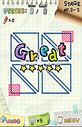 画像集#009のサムネイル/操作は簡単,線を引くだけ。スマホ向けカットパズルゲーム「Slice It!」を紹介する「(ほぼ)日刊スマホゲーム通信」第566回