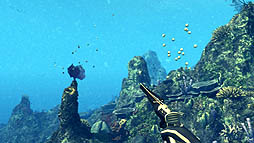 画像集#002のサムネイル/オーバーランド，モリで突いて魚を捕るスピアフィッシングシム「デプス ハンター」を，2012年5月18日にリリース