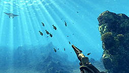 画像集#007のサムネイル/オーバーランド，モリで突いて魚を捕るスピアフィッシングシム「デプス ハンター」を，2012年5月18日にリリース