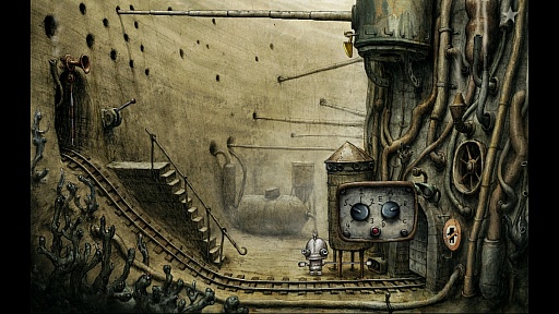 画像集#004のサムネイル/絵本のような幻想世界を冒険。スマートフォン向けアドベンチャー「Machinarium」を紹介する「(ほぼ)日刊スマホゲーム通信」第453回